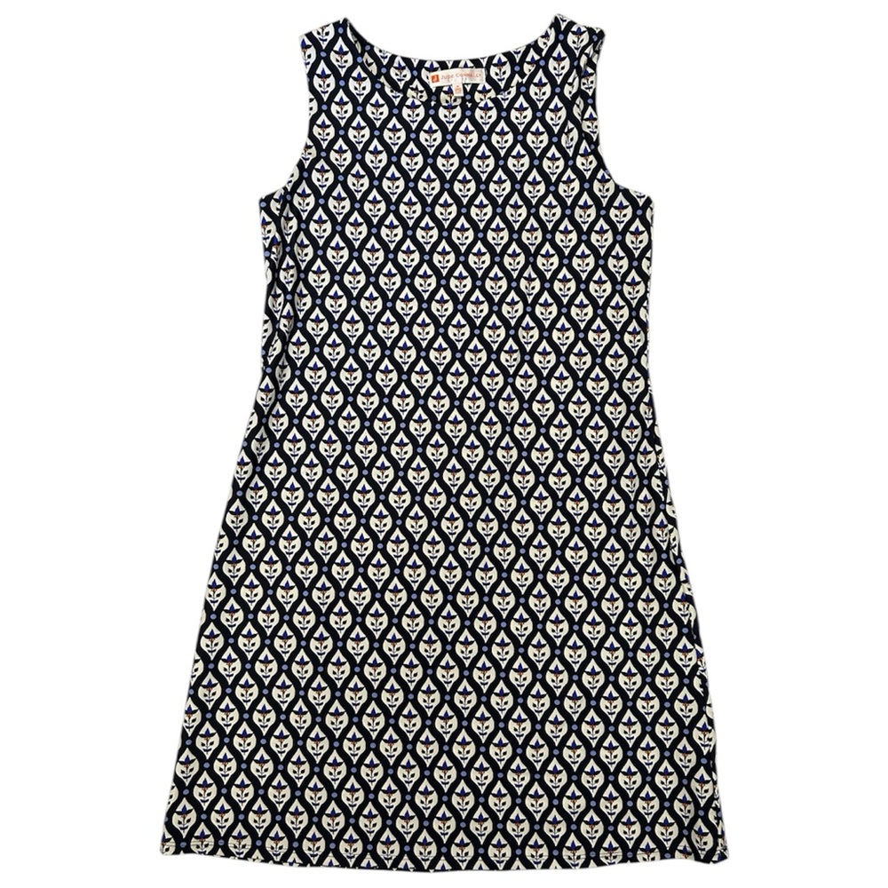 Jude Connally Beth Day Lily Woodblock Printed Mini Shift Dress Sz M